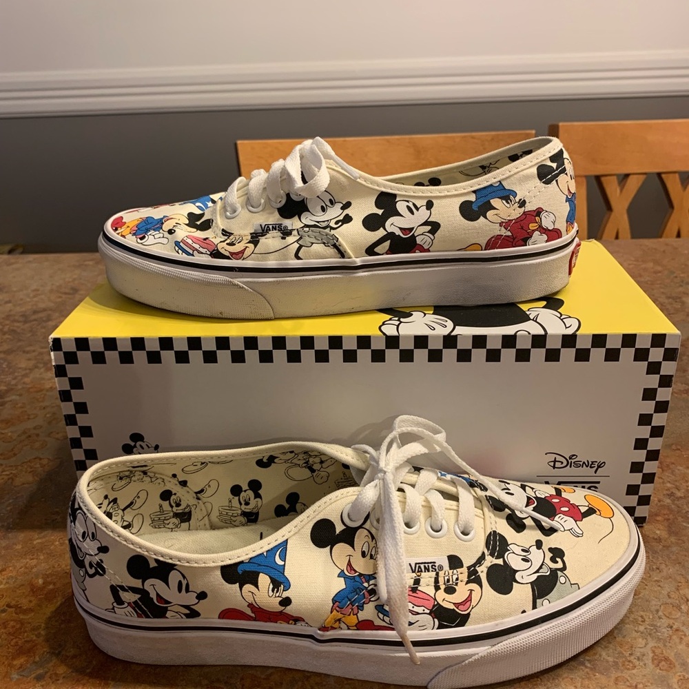 Disney x Vans Authentic Mickey Mouse Birthday Sneakers